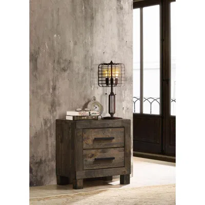 Coaster Co. Of America Woodmont 2-drawer Nightstand Rustic Golden Brown