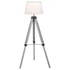 Coaster Dayton Adjustable Empire Shade Tripod Floor Lamp Grey
