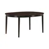 Coaster Gabriel Oval Dining Table Cappuccino