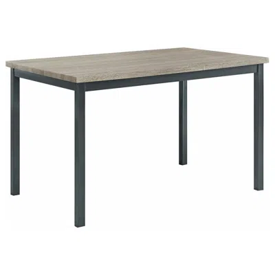 Coaster Garza Rectangular Dining Table Black