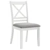 Coaster Hollis Cross Back Wood Dining Side Chair White (set Of 2)
