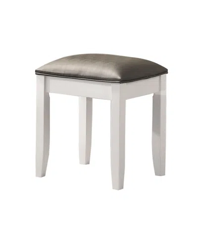 Coaster Home Furnishings 18" Asian Hardwood Felicity Upholstered Vanity Stool