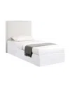 Coaster Home Furnishings 46" Plywood Izzy Upholstered Twin Headboard In Sand