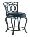 Coaster Home Furnishings Coronado 24" Elegant Metal Counter Stool With Seat In Black