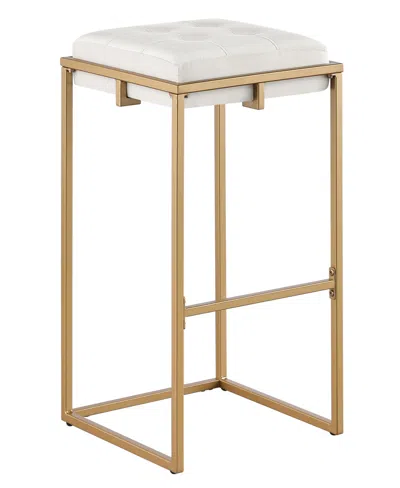 Coaster Home Furnishings Nadia 2-piece Square Metal Padded Seat Bar Stool Set