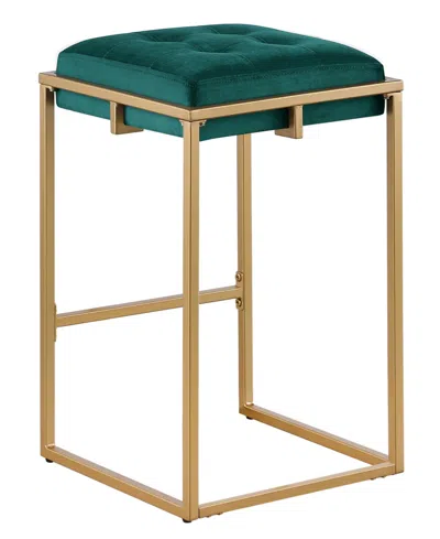Coaster Home Furnishings Nadia 2-piece Square Metal Padded Seat Counter Height Stool Set