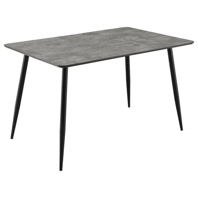 Coaster Horizon 63-inch Butterfly Leaf Extension Dining Table Grey