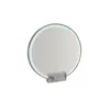 Coaster Jocelyn Round Table Top Led Vanity Mirror White Marble Base Chrome Frame