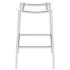 Coaster Jovani Acrylic Backless Bar Stools Clear And Chrome (set Of 2)