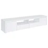 Coaster Jude 2-door 79" Tv Stand With Drawers White High Gloss