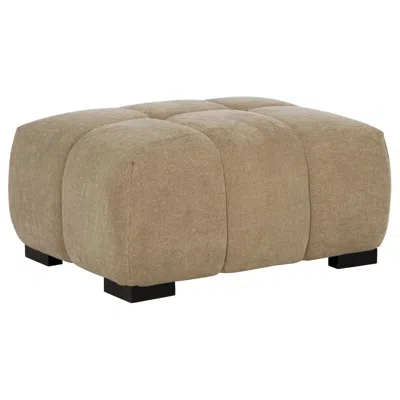 Coaster Octavia Upholstered Rectangular Ottoman Camel
