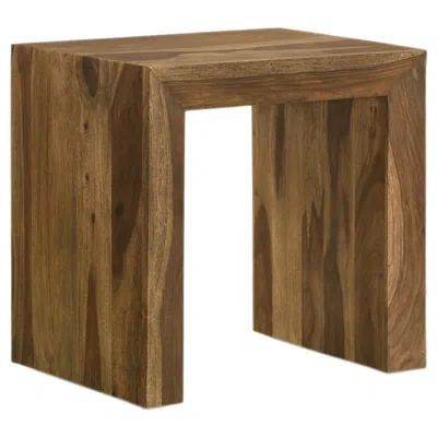 Coaster Odilia Rectangular Solid Wood End Table Auburn