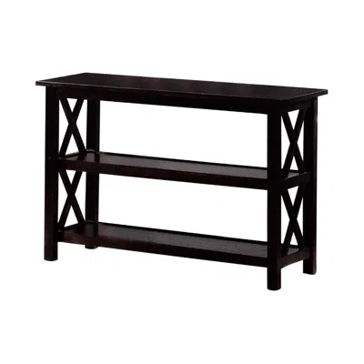 Coaster Rachelle Sofa Table With 2-shelf Deep Merlot