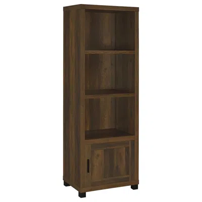 Coaster Sachin 3-shelf Media Tower With Storage Cabinet Dark Pine