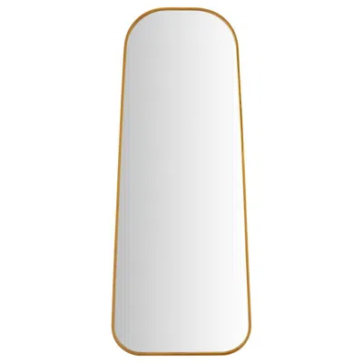 Coaster Simeon Metal Frame Full Length 59" Floor Mirror Antique Gold