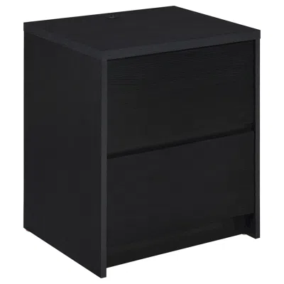 Coaster Westpark 2-drawer Nightstand Led Lights And Usb Black