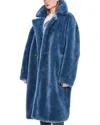Coatme Wool Coat In Blue