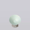 Cobalt Guild Celadon Porcelain Medium Conical Bowl In White