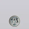 Cobalt Guild Small Blue And White Porcelain Dancing Crane Dish In Blue
