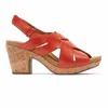 Cobb Hill Alleah Sling Heel In Rust In Red