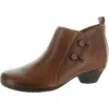 Cobb Hill Laurel Womens Leather Round Toe Loafer Heels In Multi