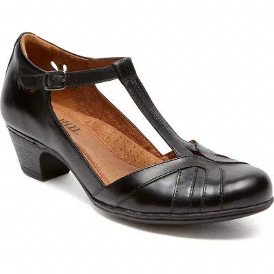 Cobb Hill Women's Angelina T-strap Pump In Black