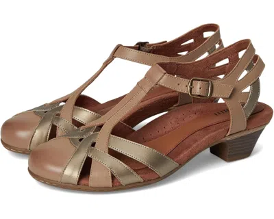 Cobb Hill Women's  Aubrey Sandals Brown Leather Adjustable Syrap Hawk1574
