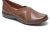 Cobb Hill Women's Envelope Slip On Shoes In Brown Leather