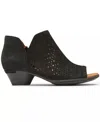 Cobb Hill Women's Laurel Open Boot In Black In Black