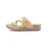 Cobb Hill Women's May Wave Slide Sandal - Extra Wide Width In Tan In Multi