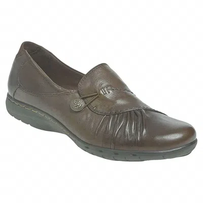 Cobb Hill Women's Paulette Slip On - Medium In Bark In Brown