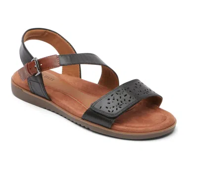 Cobb Hill Women's Zion 2 Piece Sandal In Black