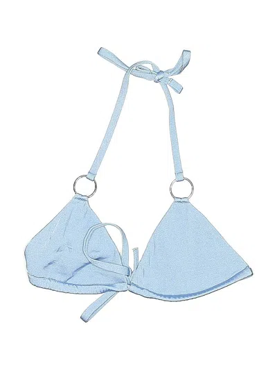 Pre-owned Cobey By Calzedonia Swimsuit Top Blue Swimwear