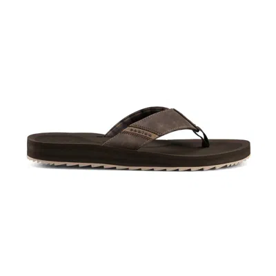 Cobian Men's Arv2 Trek Flip Flop Sandals In Chocolate In Multi