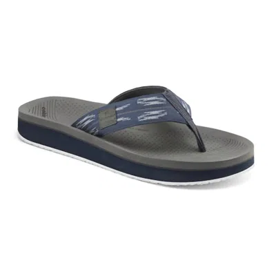 Cobian Men's Camino Rise Flip Flop Sandal In Blue In Multi