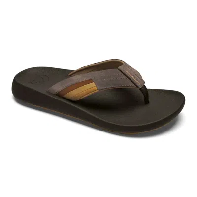COBIAN MEN'S KANDUI SANDAL IN CHOCOLATE
