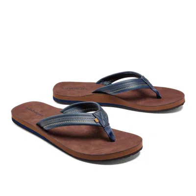 Cobian Men's Las Olas Flip Flops In Navy In Blue