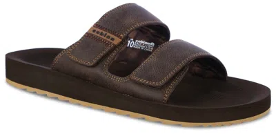 Cobian Men's Trestles Trek Slide Sandals In Chocolate In Multi