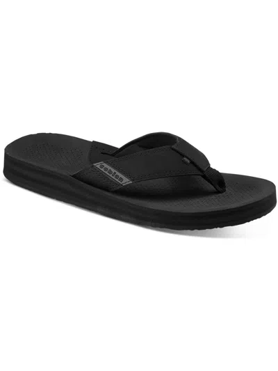 Cobian Mens Slip On Casual Thong Sandals In Black