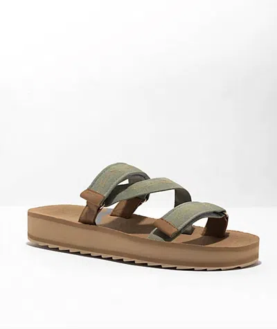 Cobian Women's Bethany Waimea Rise Sandals In Sage In Green
