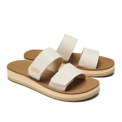Cobian Women's Dana Rise Sandal In White