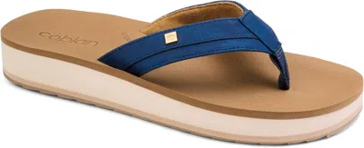 Cobian Women's Reya Rise Flip Flop In Navy In Blue