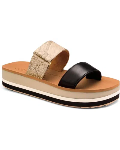Cobian Women's Vira Rise Sandals In Snake In Brown