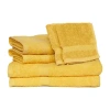 Cobra Deluxe 100% 6-pc. Bath Towel Set In Yellow