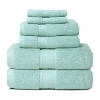 Cobra Zero Twist Hotel 6-piece 100% 6-pc. Bath Towel Set In Blue