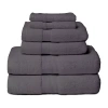 Cobra Zero Twist Hotel 6-piece 100% 6-pc. Bath Towel Set In Gray
