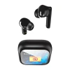 Coby True Wireless Earbuds With Lcd Screen In Black