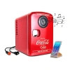 Coca-cola 4l Mini Fridge/warmer With Bluetooth Speaker 6 Can In Red