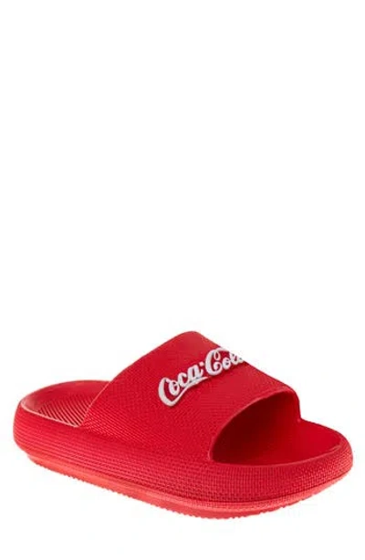 Coca-cola Coca Cola  Pillow Slide Sandal In Multi