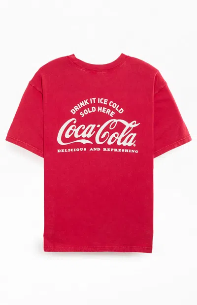 Coca-cola Men's By Pacsun Five Cents T-shirt In Red